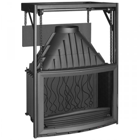Wkład kominkowy INVICTA 700 PANORAMA drzwi podnoszone ref. 6877-44