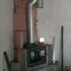 монтаж камина з мегаизолом