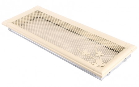 Kratka kominkowa RETRO 16x45cm kość słoniowa  