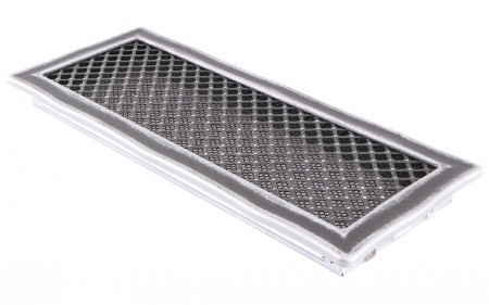 Kratka kominkowa DECO 16x45cm srebrna patyna  