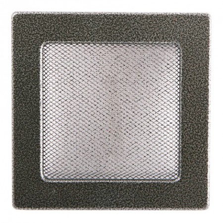 Kratka kominkowa STANDARD 17x17cm stare srebro  
