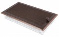 Kratka kominkowa 16x32cm z żaluzją stara miedź