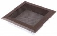 Kratka kominkowa 16x16cm brąz brokatowy