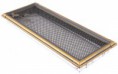 Kratka kominkowa RETRO 16x45cm złota patyna