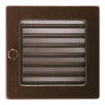 Kratka kominkowa STANDARD 17x17cm z żaluzją stara miedź  