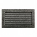 Kratka kominkowa STANDARD 17x30cm z żaluzją stare srebro  