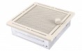 Kratka kominkowa TREND 16x16cm z żaluzją krem brokatowy  