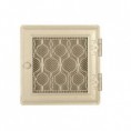 Kratka kominkowa stylowa 21x21cm biały antyk 