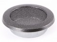 Kratka kominkowa okrągła 100mm (125mm) (160mm)stare srebro  